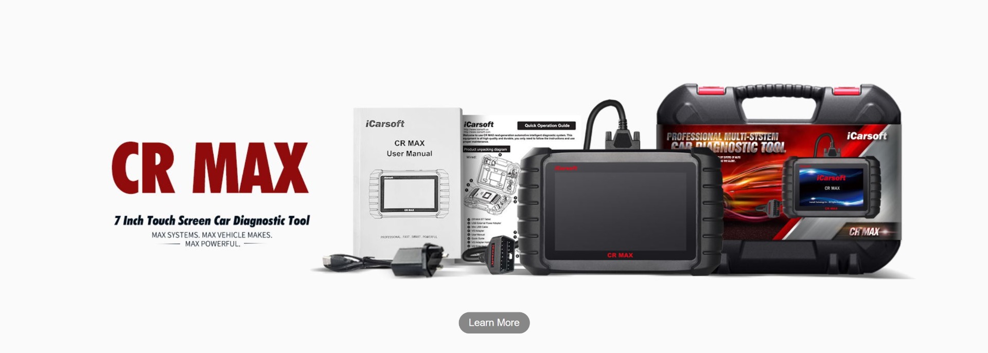 iCarsoft CR MAX - FULL System ALL Makes Diagnostic Tool - The OFFICIAL iCarsoft UK Outlet icarsoftcrmaxbanner_desktop